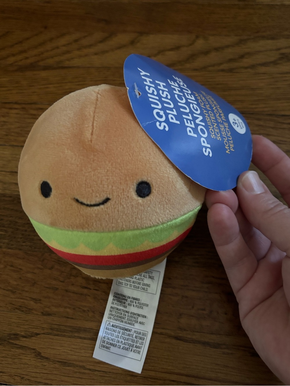 FREE ADD-ON NWT Squishy Hamburger Plush toy
